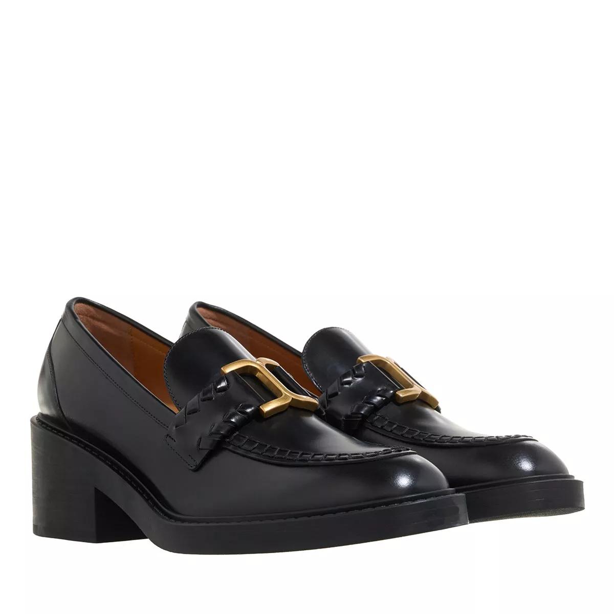 Chloé Loafers & Ballerinas - Marcie Brushed Loafers - Gr. 37 (EU) - in Schwarz - für Damen von Chloé