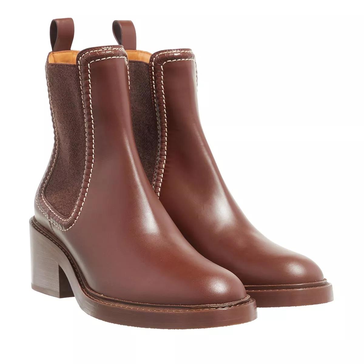 Chloé Boots & Stiefeletten - Mallo Ankle Boots - Gr. 40 (EU) - in Braun - für Damen von Chloé