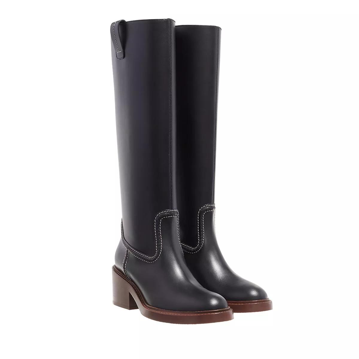 Chloé Boots & Stiefeletten - Mallo High Boots - Gr. 38 (EU) - in Schwarz - für Damen von Chloé