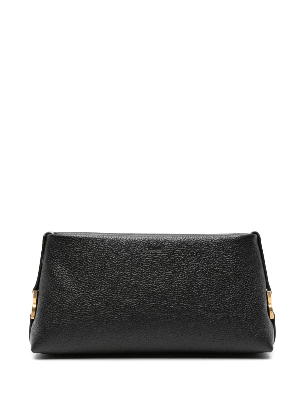 Chloé Marcie leather clutch bag - Black von Chloé