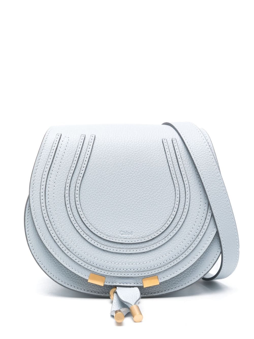 Chloé Marcie leather mini bag - Blue von Chloé