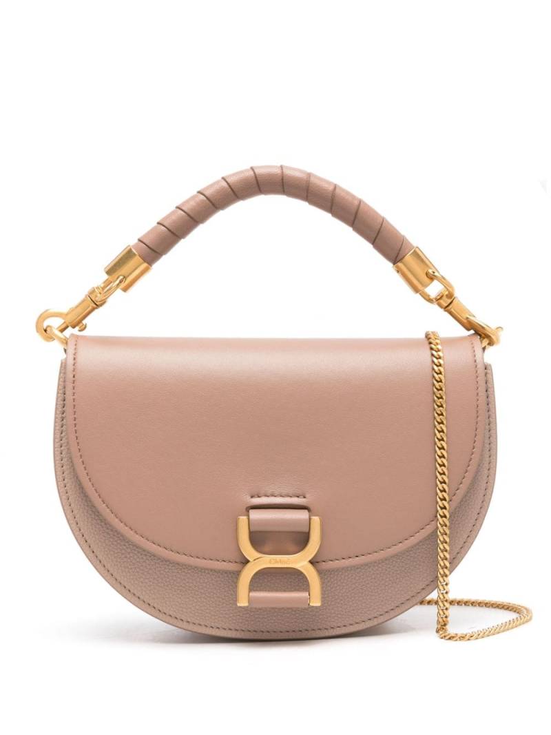 Chloé Marcie leather shoulder bag - Pink von Chloé