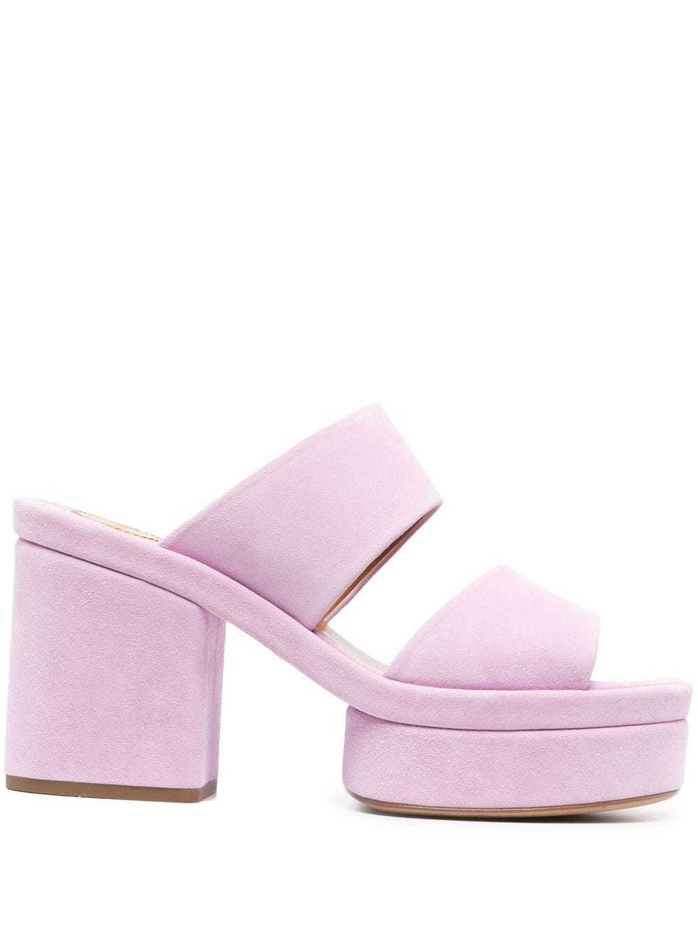 Chloé Odina 95mm suede sandals - Purple von Chloé