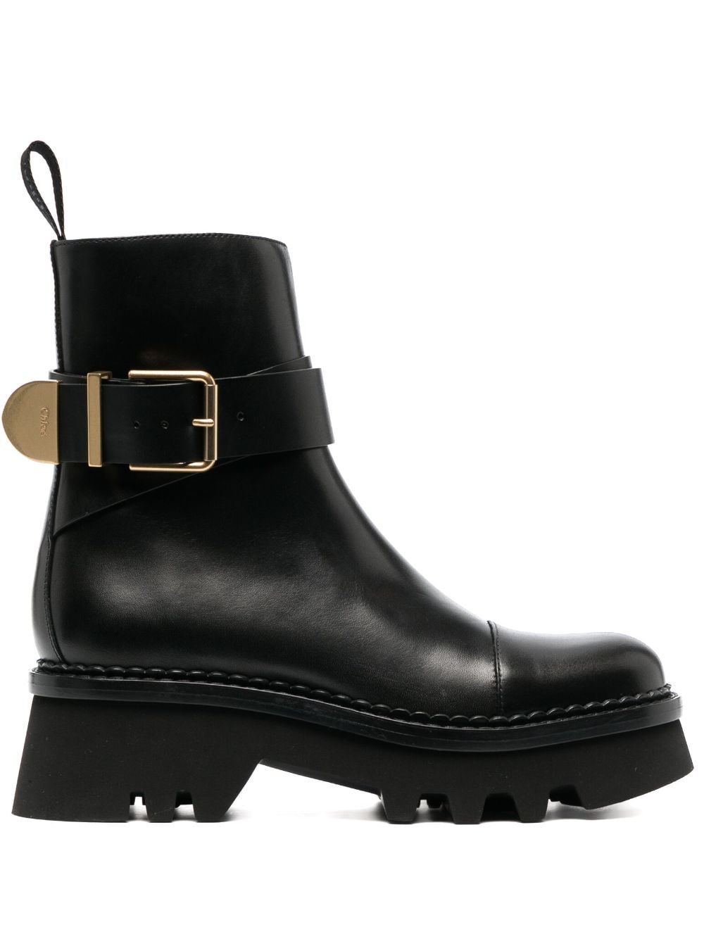 Chloé Owena 50mm ankle boots - Black von Chloé