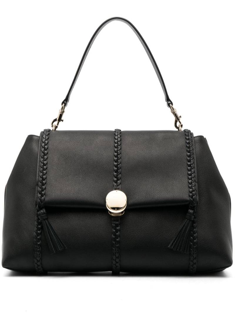 Chloé Penelope leather tote bag - Black von Chloé