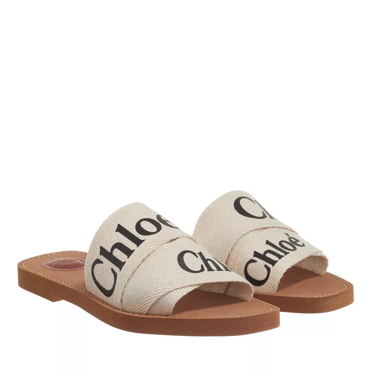 Chloé Sandalen - Woody - Gr. 37 (EU) - in Beige - für Damen von Chloé