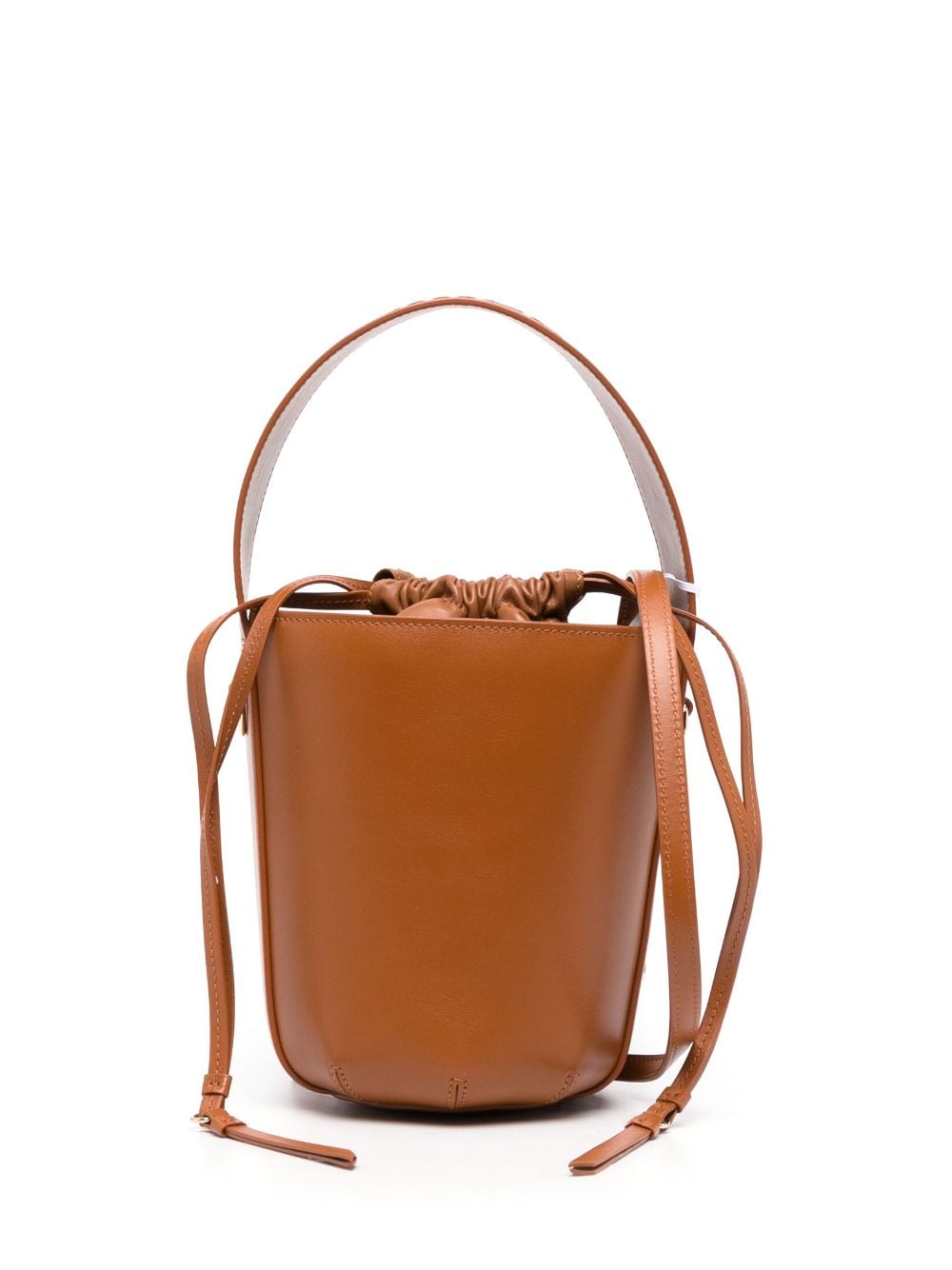 Chloé Sense leather bucket bag - Brown von Chloé