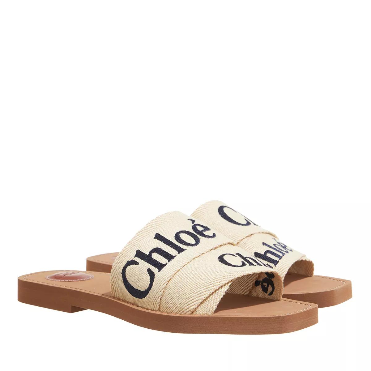 Chloé Slipper & Pantoletten - Woody Flat Mule - Gr. 36 (EU) - in Beige - für Damen von Chloé