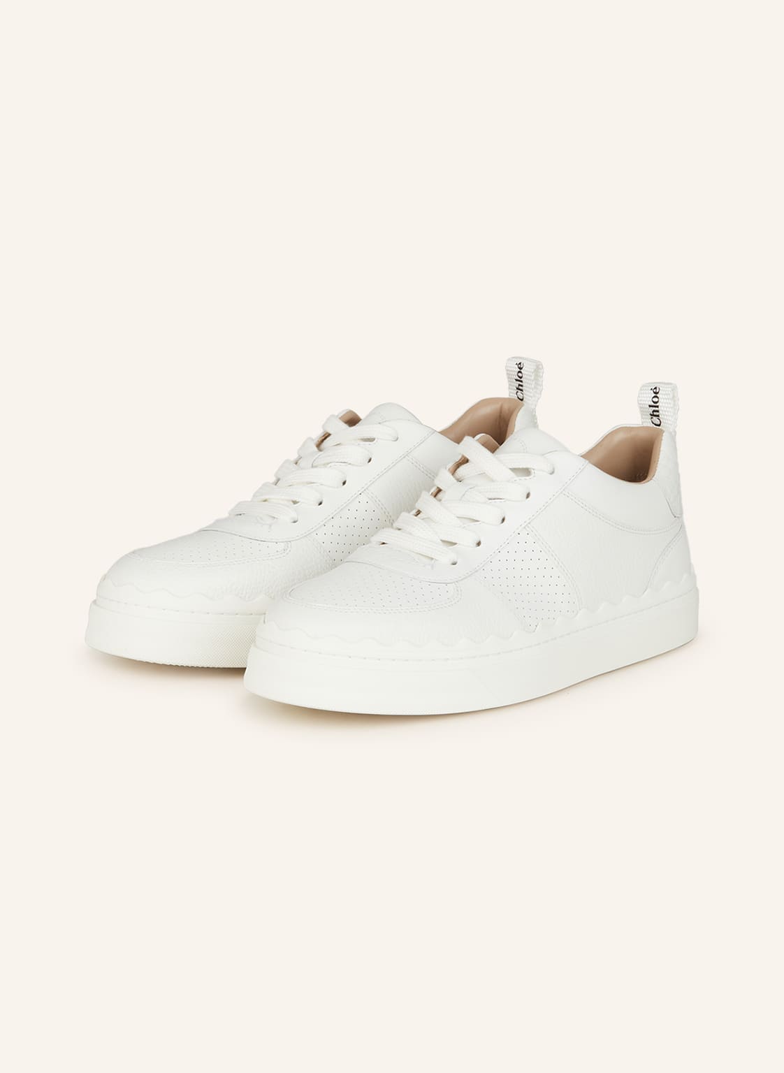 Chloé Sneaker Lauren weiss von Chloé