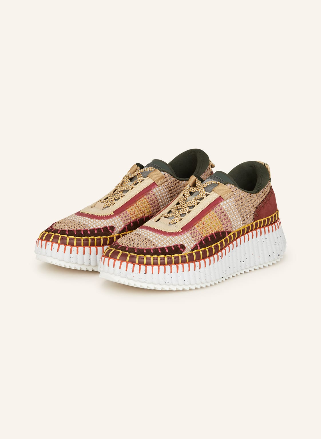 Chloé Sneaker Nama braun von Chloé