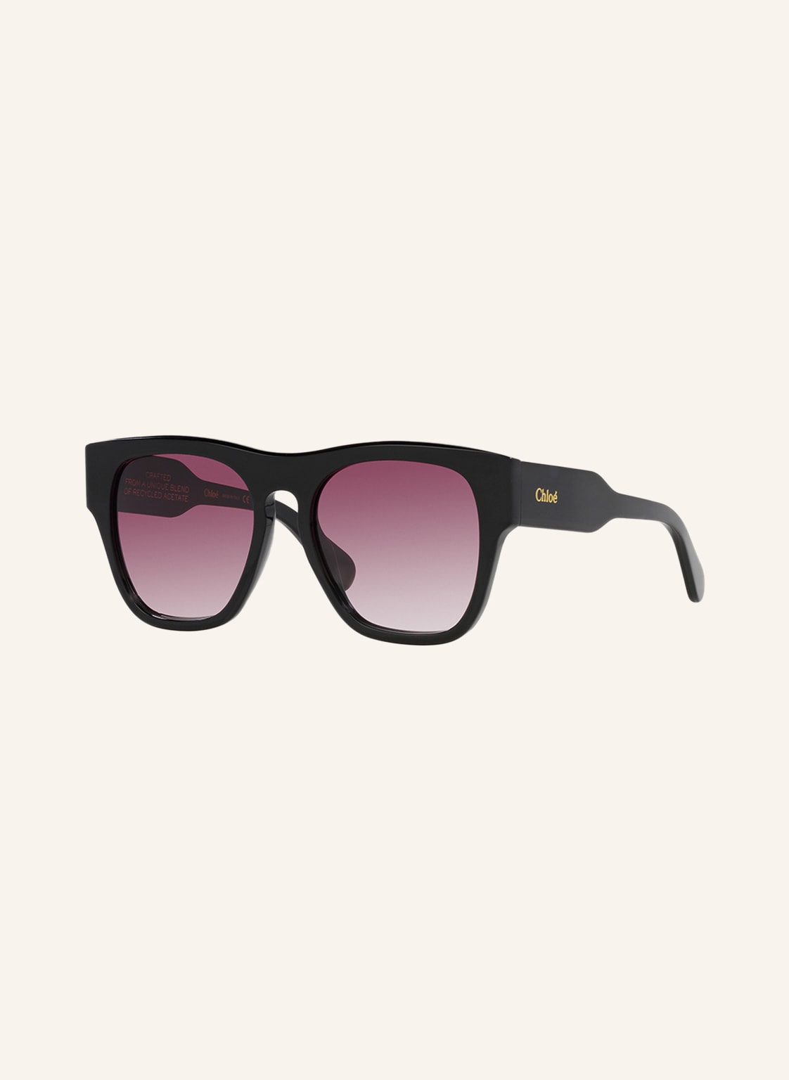 Chloé Sonnenbrille ch0149s schwarz von Chloé