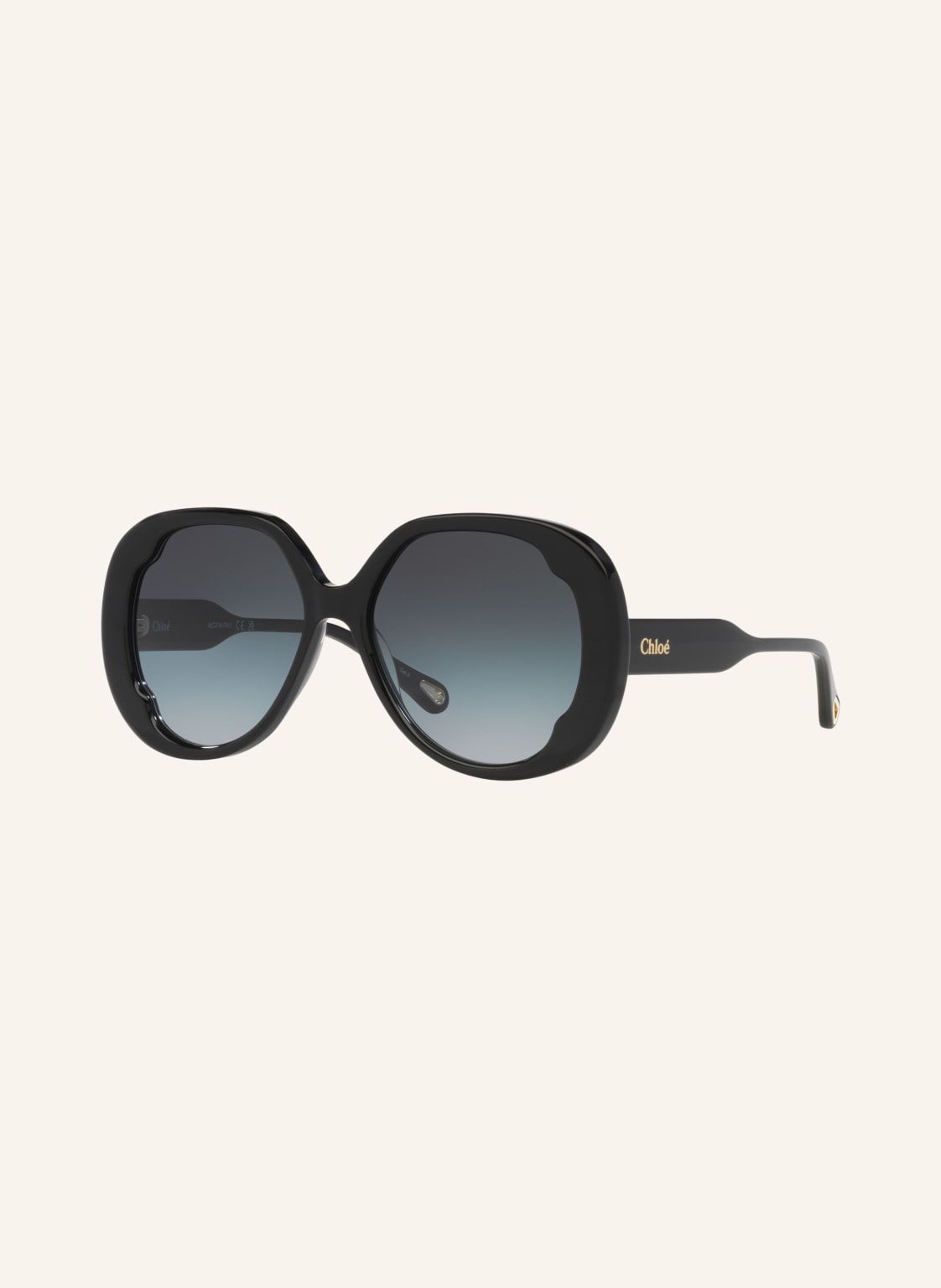 Chloé Sonnenbrille ch0195s schwarz von Chloé