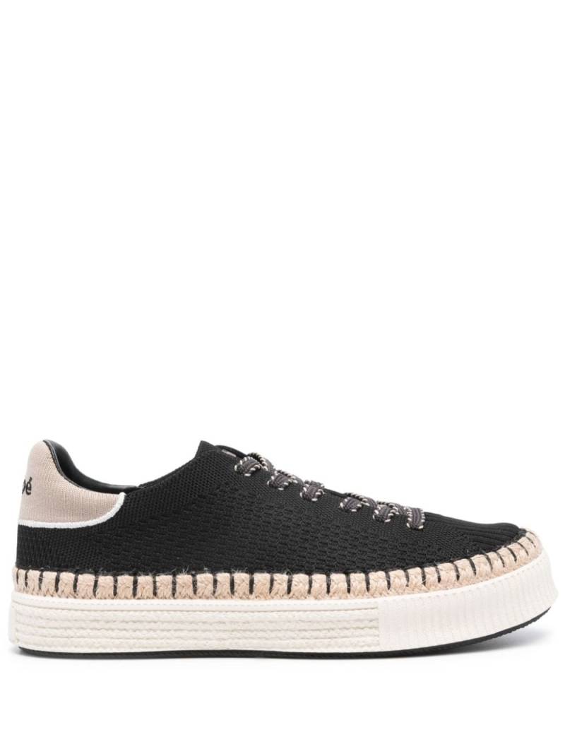 Chloé Telma cotton sneakers - Black von Chloé