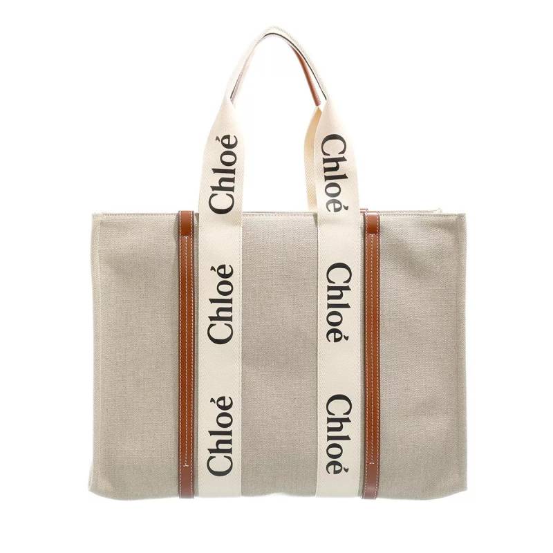 Chloé Henkeltasche - Woody - Gr. unisize - in Beige - für Damen von Chloé