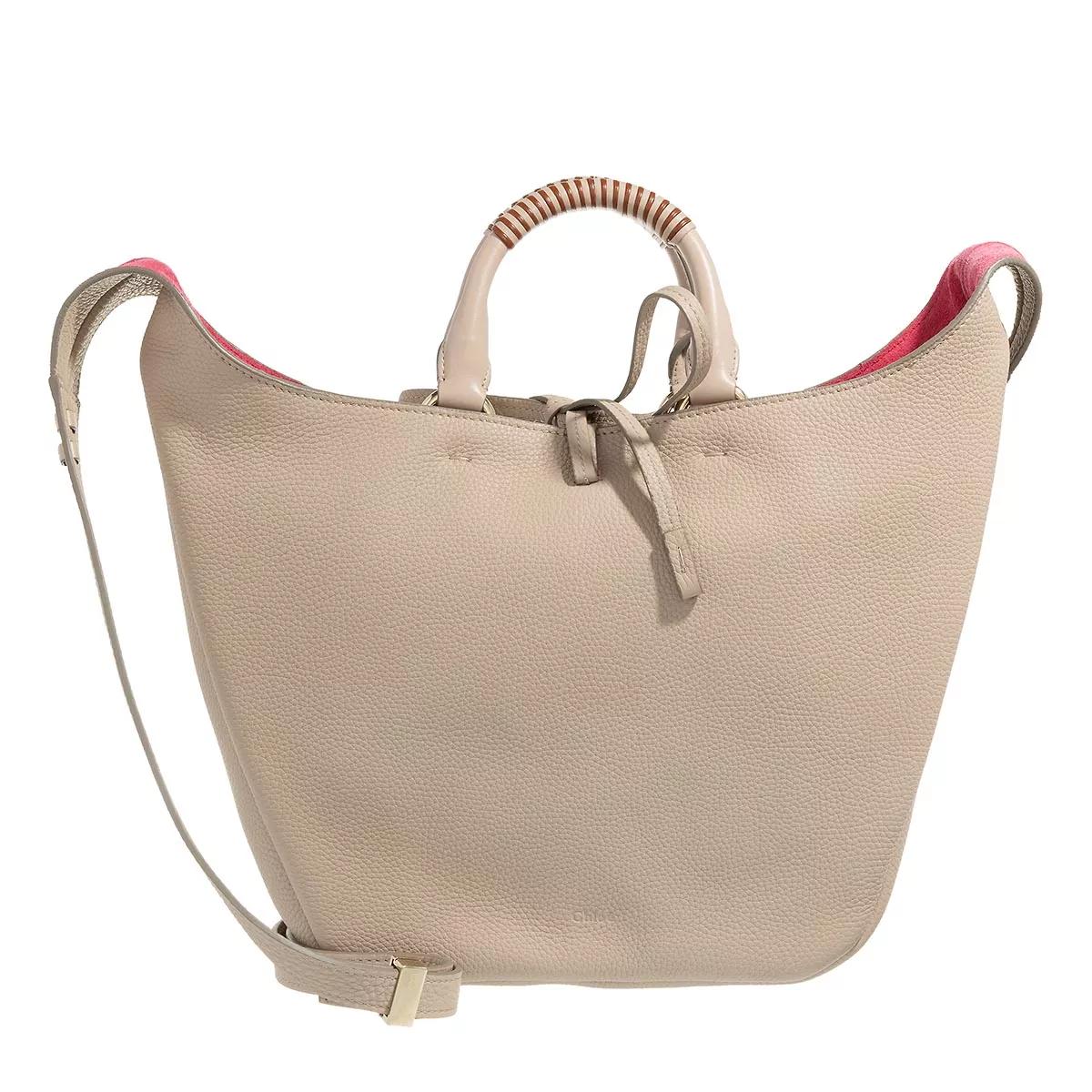 Chloé Umhängetasche - Deia Hobo Bag - Gr. unisize - in Beige - für Damen von Chloé