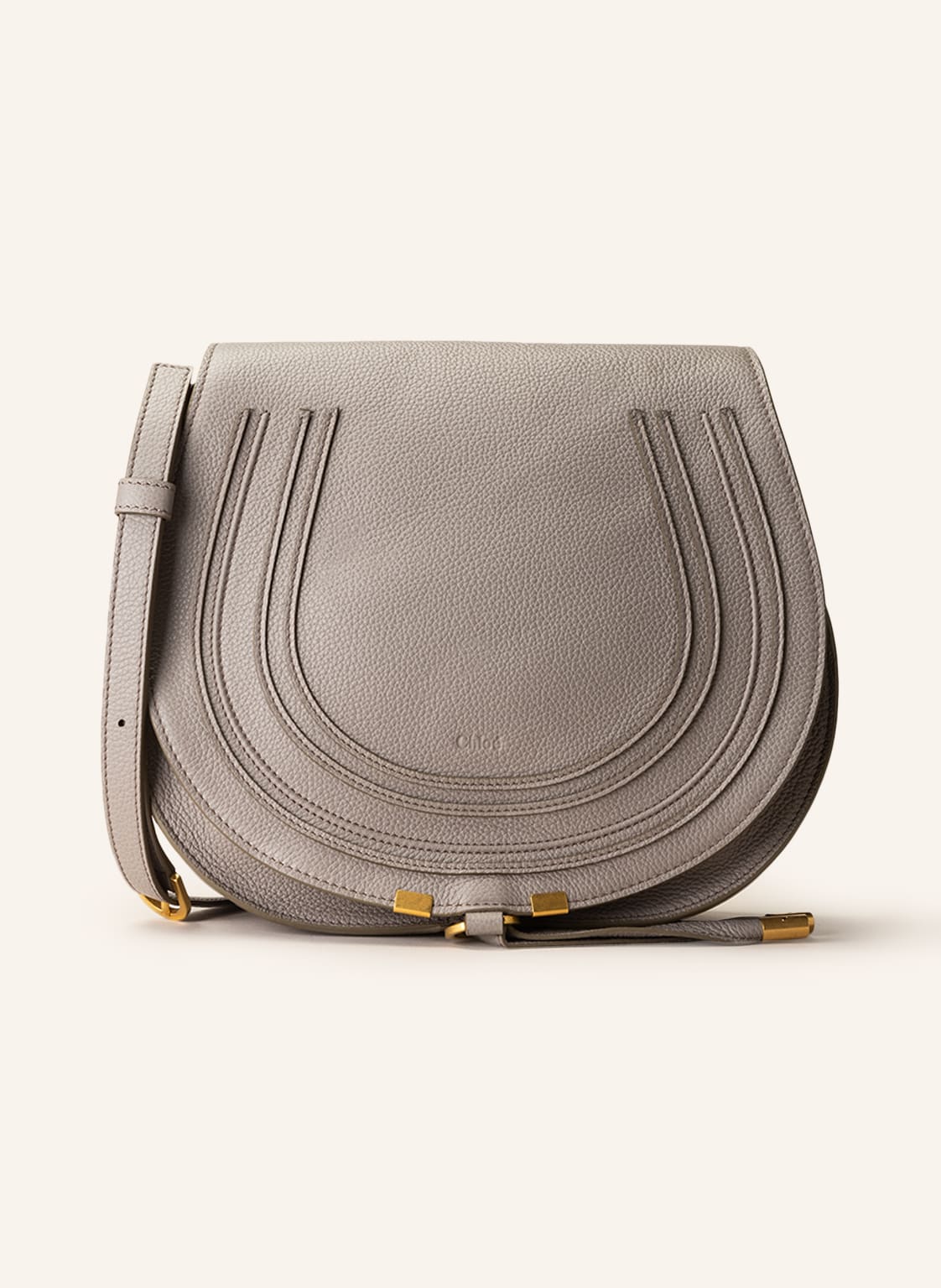 Chloé Umhängetasche Marcie Medium grau von Chloé