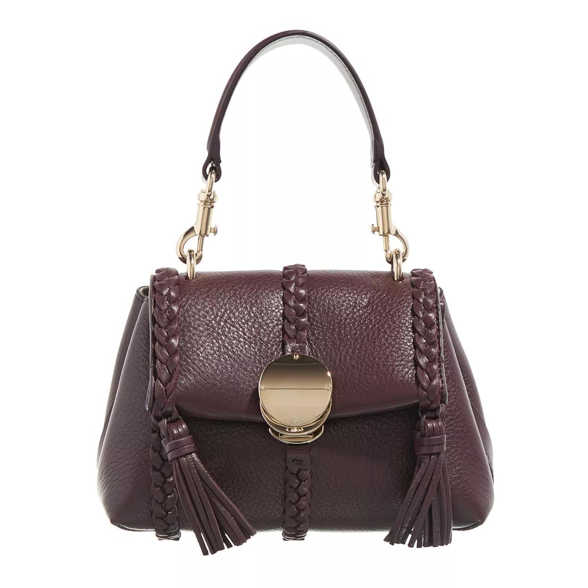 Chloé Umhängetasche - Penelope Mini Soft Shoulder Bag - Gr. unisize - in Violett - für Damen von Chloé