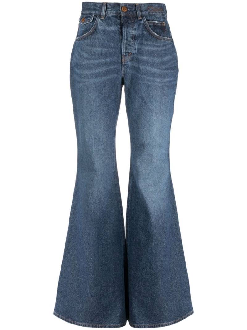 Chloé high-rise flared jeans - Blue von Chloé