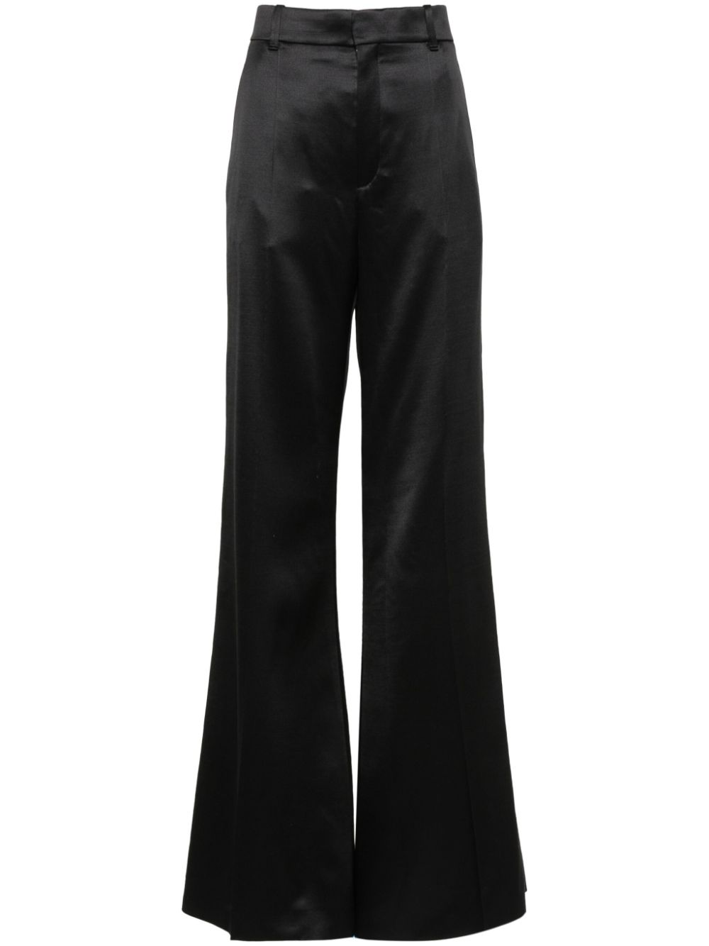 Chloé high-waist wide-leg trousers - Black von Chloé