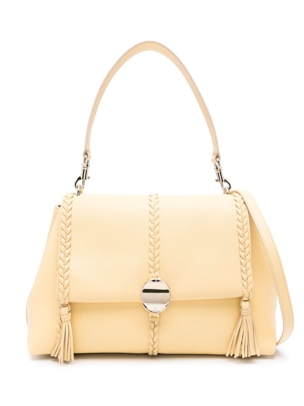 Chloé large Penelope leather shoulder bag - Yellow von Chloé