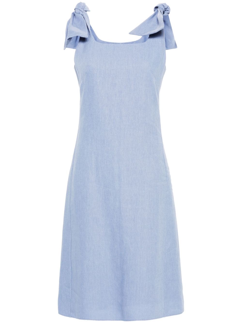 Chloé linen midi dress - Blue von Chloé