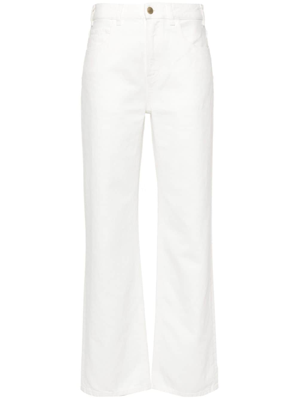 Chloé low-rise flared jeans - White von Chloé