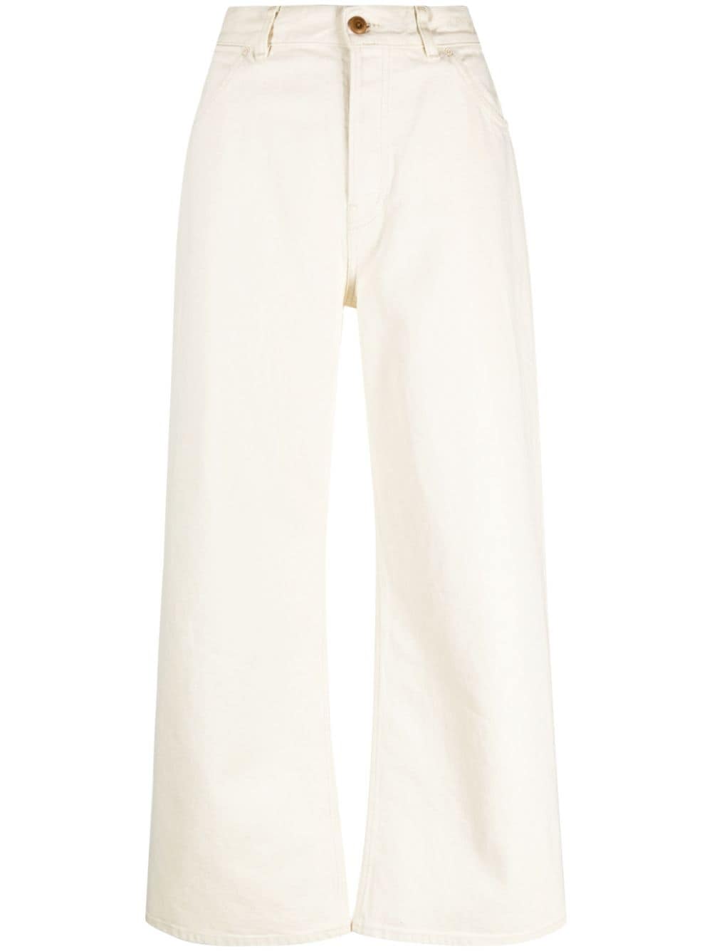 Chloé low-rise wide-leg trousers - Neutrals von Chloé