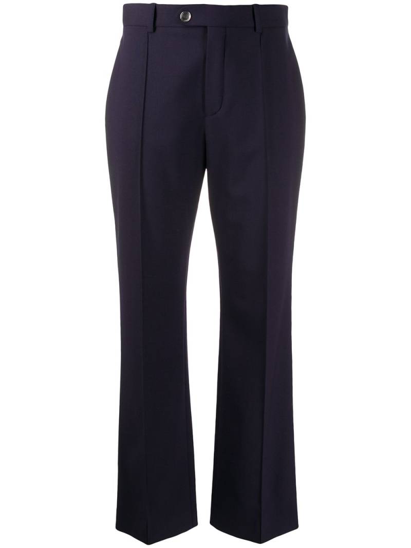 Chloé cropped tailored trousers - Blue von Chloé
