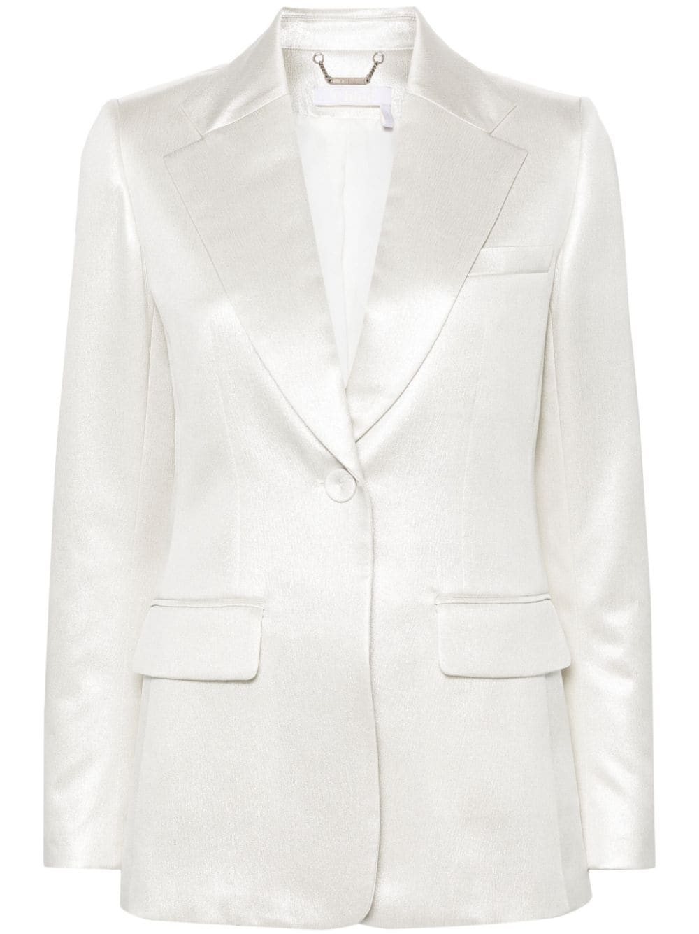 Chloé single-breasted blazer - Silver von Chloé