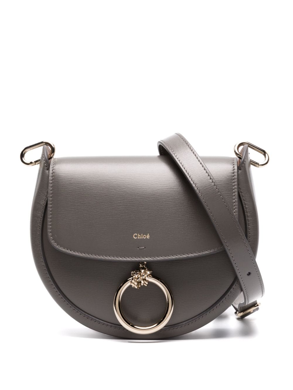Chloé small Arlène leather crossbody bag - Grey von Chloé