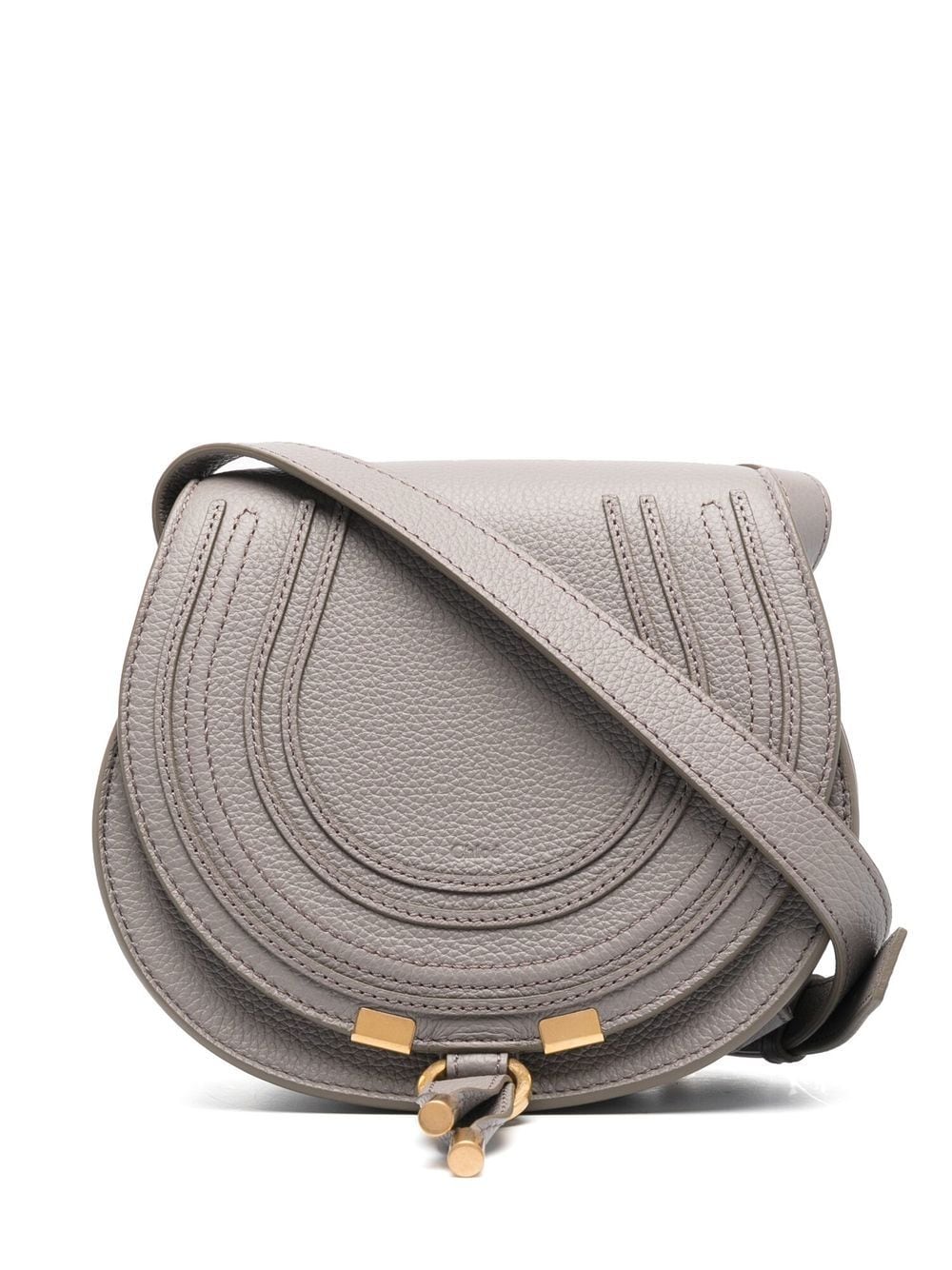 Chloé small Marcie Saddle bag - Grey von Chloé