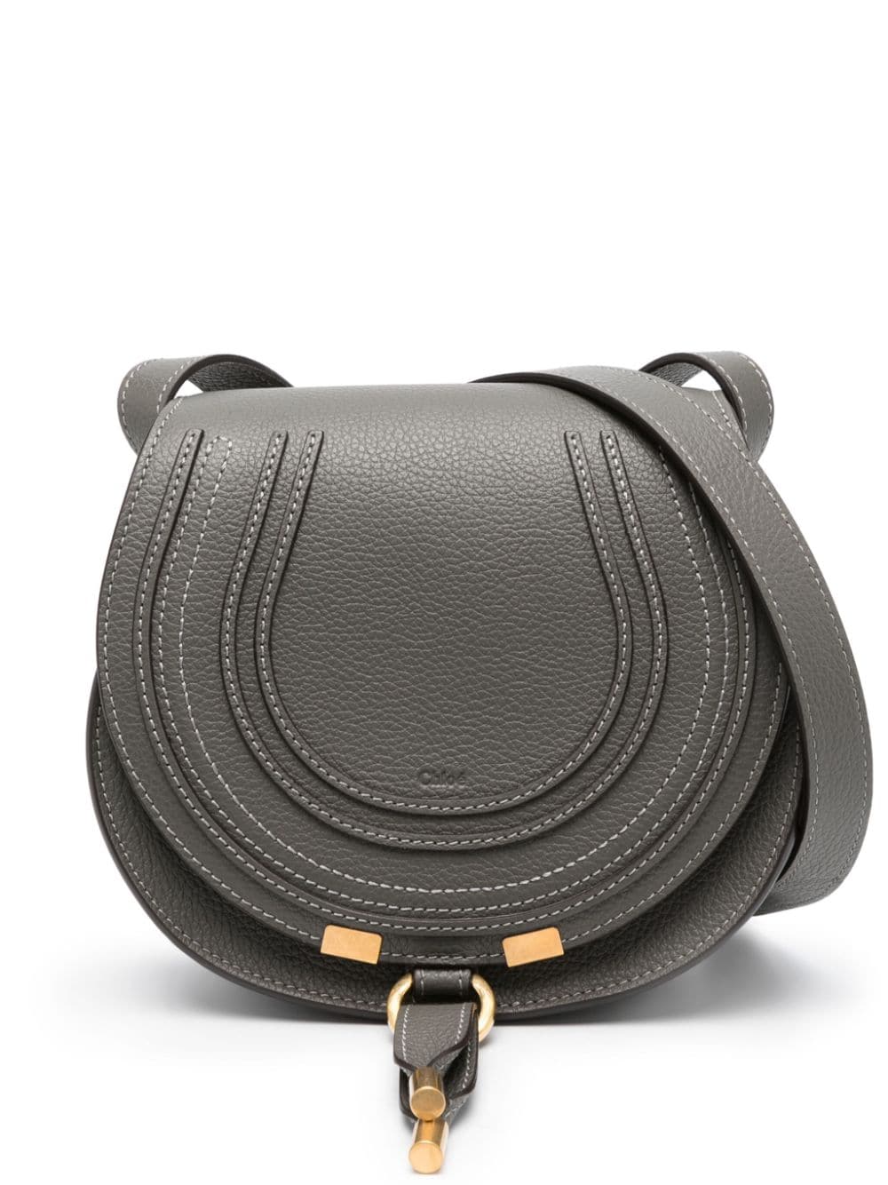 Chloé small Marcie crossbody bag - Grey von Chloé