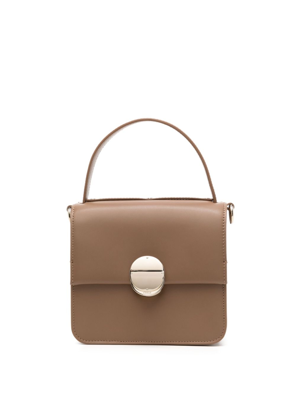 Chloé small Penelope leather tote bag - Brown von Chloé