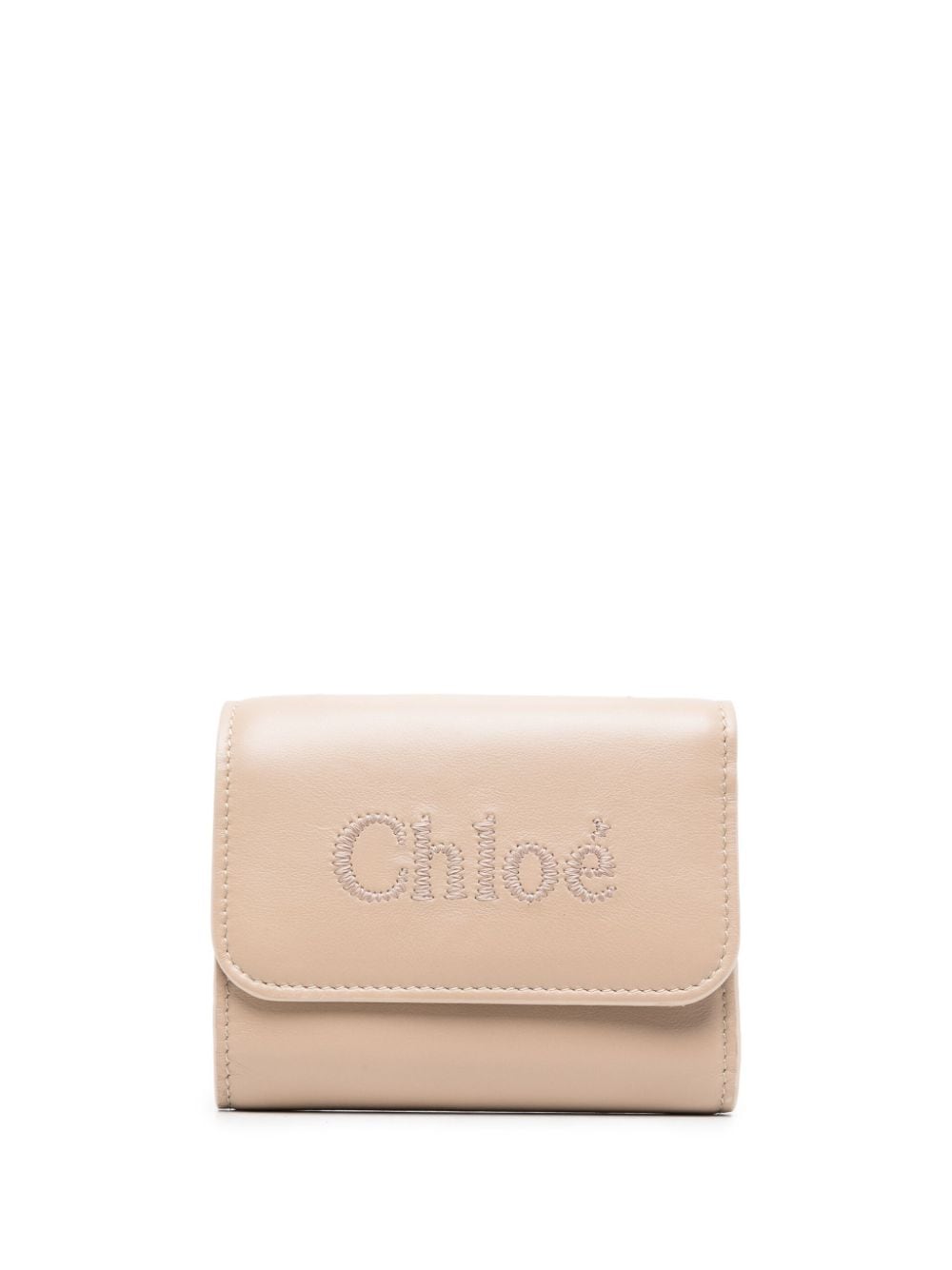 Chloé small Sense leather wallet - Neutrals von Chloé