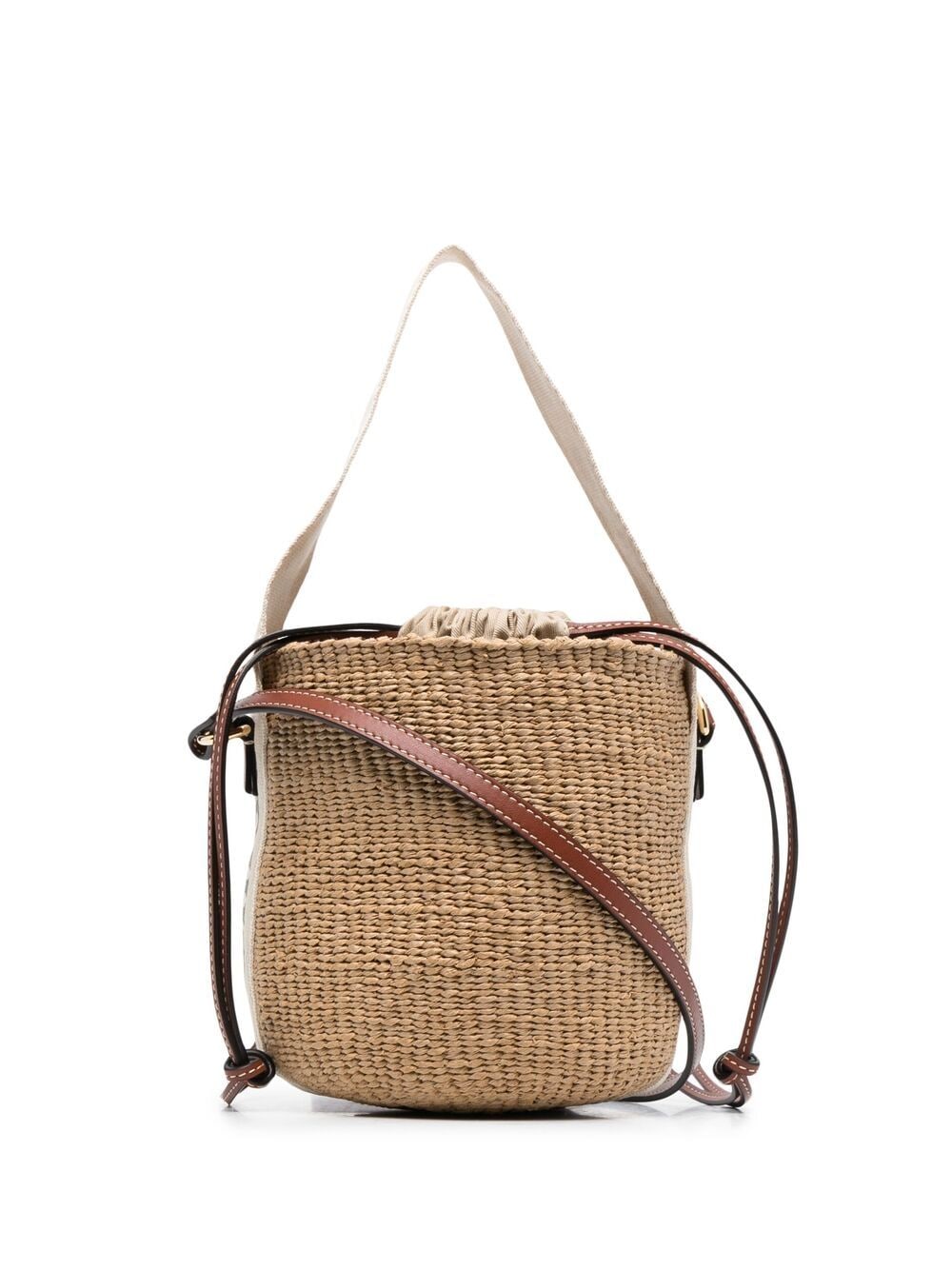 Chloé small Woody basket bag - Neutrals von Chloé