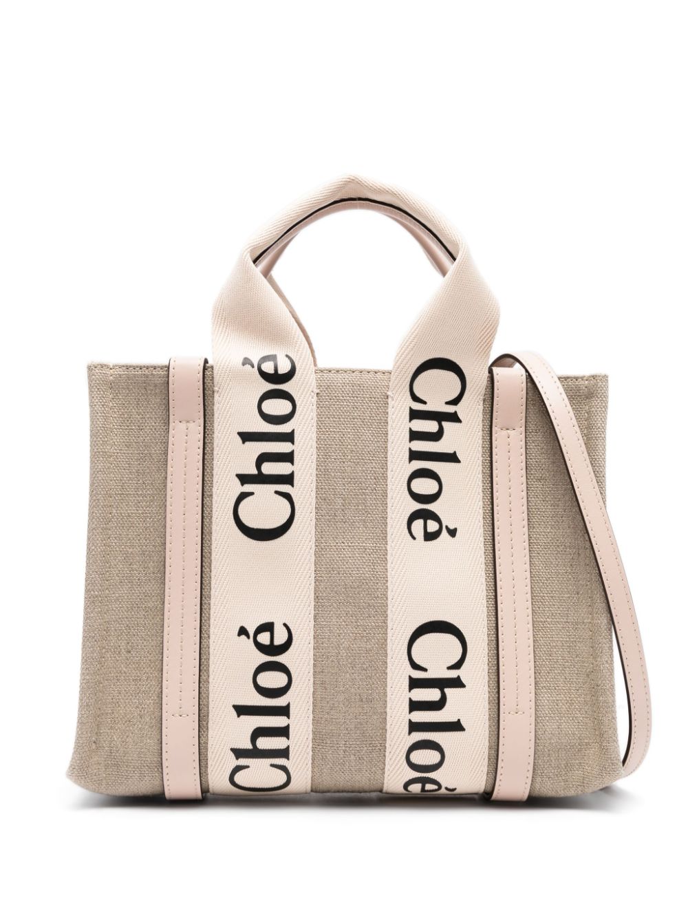Chloé small Woody tote bag - Neutrals von Chloé