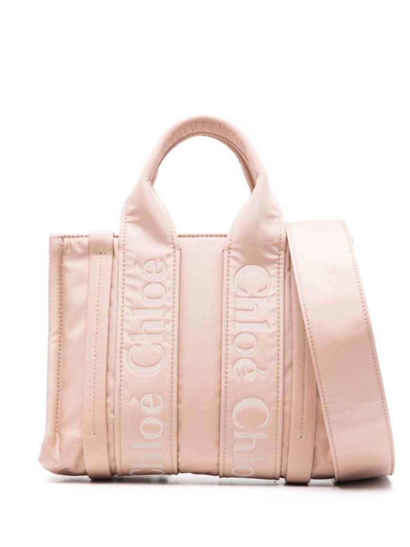 Chloé small Woody tote bag - Pink von Chloé