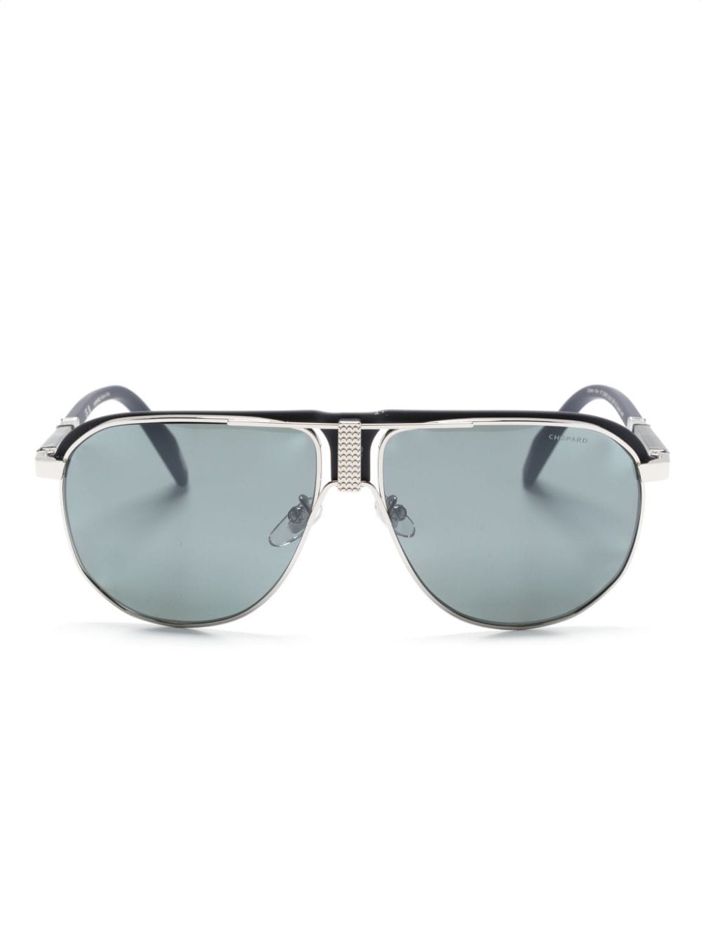 Chopard Eyewear pilot-frame tinted sunglasses - Grey von Chopard Eyewear