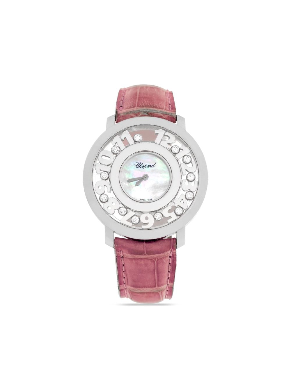 Chopard Pre-Owned 2007 pre-owned Happy Diamonds 36mm - White von Chopard Pre-Owned