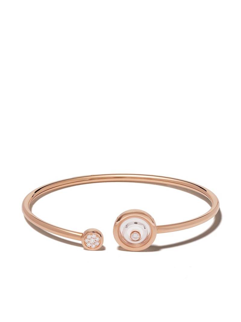 Chopard 18kt rose and white gold diamond Happy Spirit bracelet - Pink von Chopard