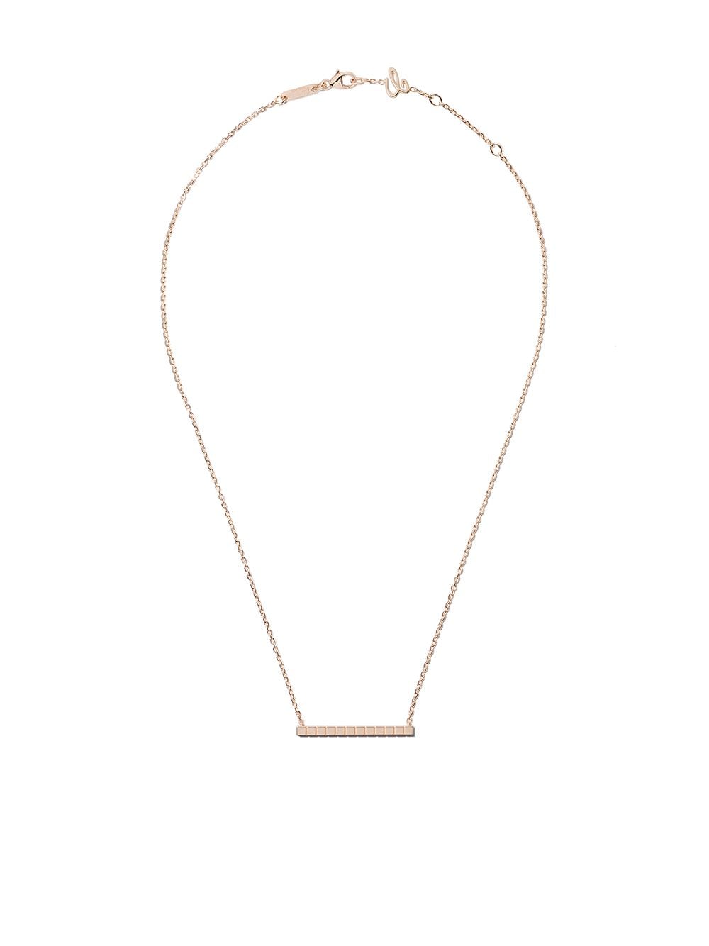 Chopard 18kt rose gold Ice Cube necklace - Pink von Chopard