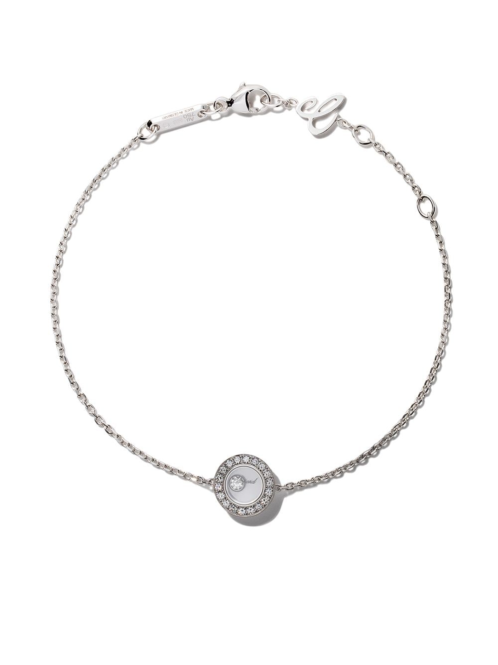 Chopard 18kt white gold Happy Diamonds Icons bracelet - Silver von Chopard