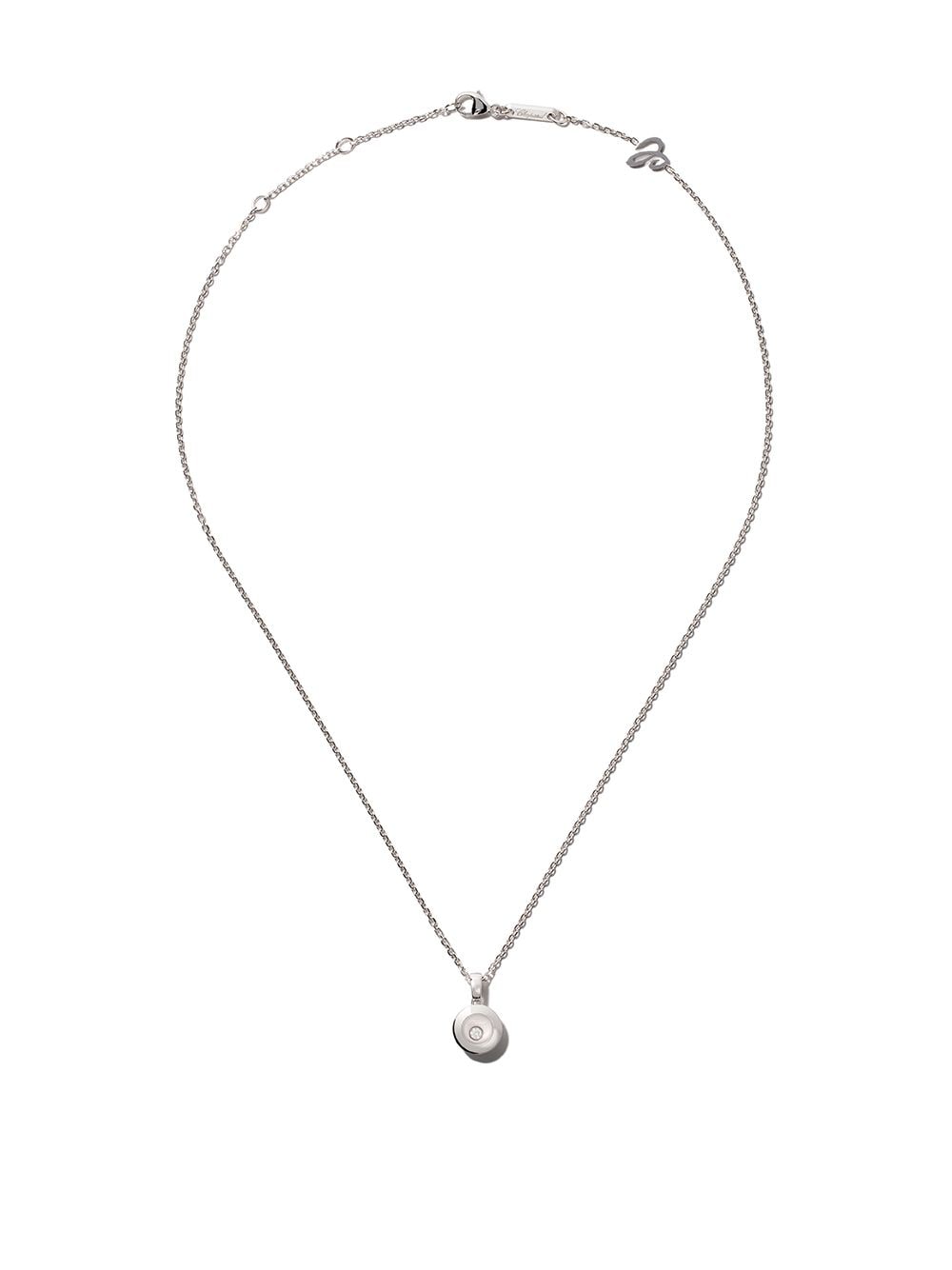 Chopard 18kt white gold Happy Diamonds Icons pendant necklace - Silver von Chopard