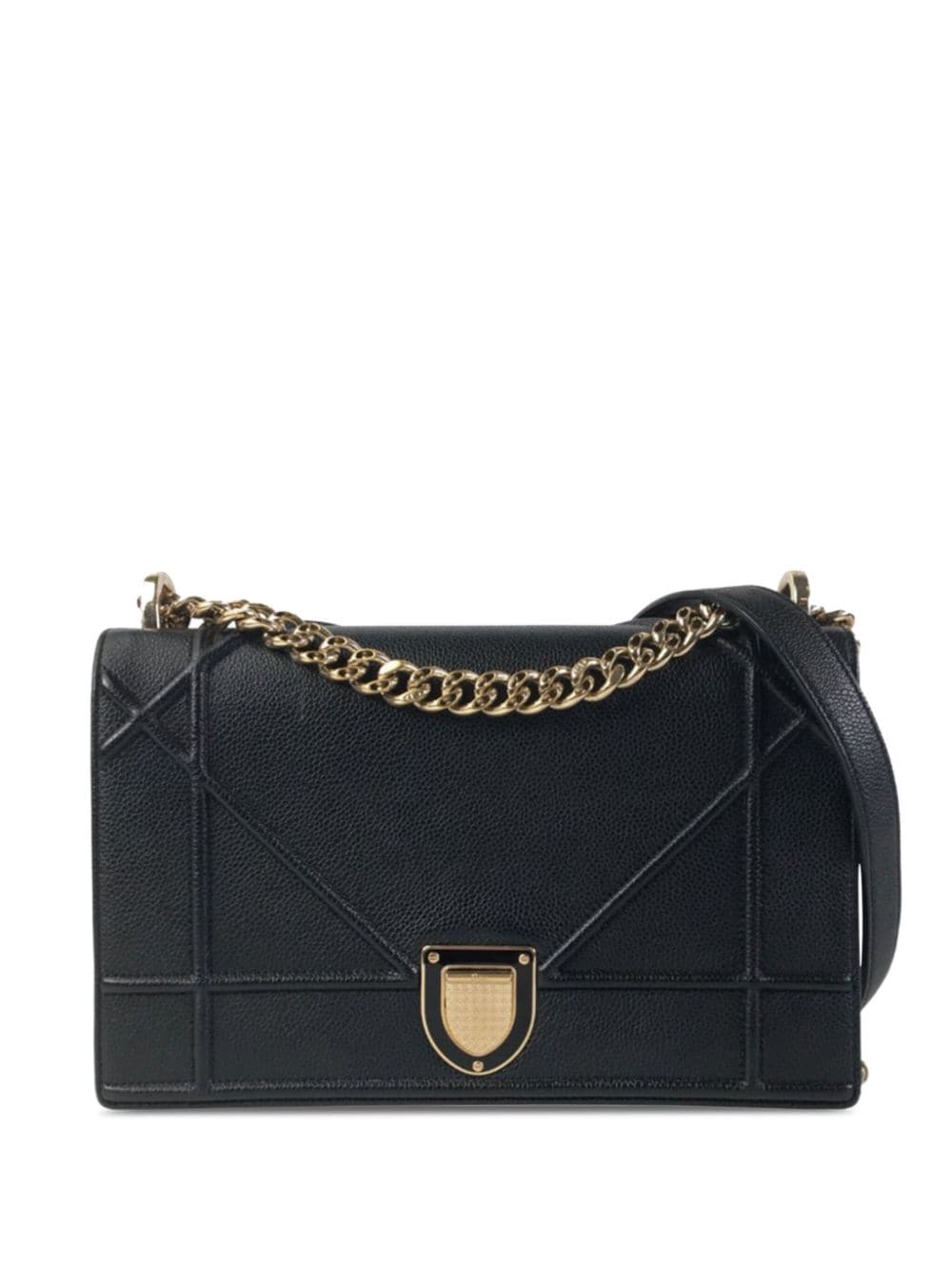 Christian Dior Pre-Owned 2015 medium Diorama Flap crossbody bag - Black von Christian Dior Pre-Owned