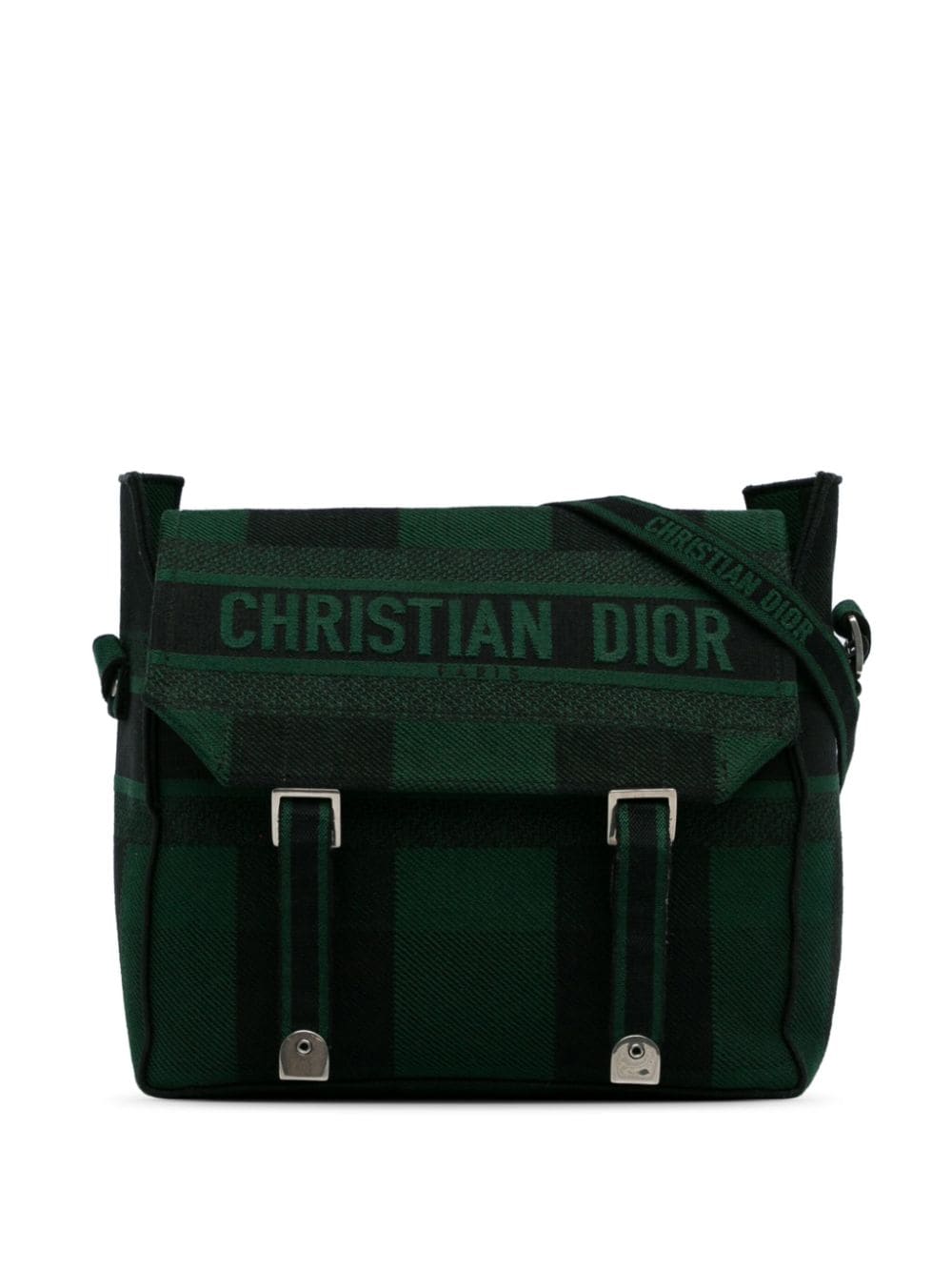 Christian Dior Pre-Owned 2019 camp Messenger crossbody bag - Green von Christian Dior Pre-Owned