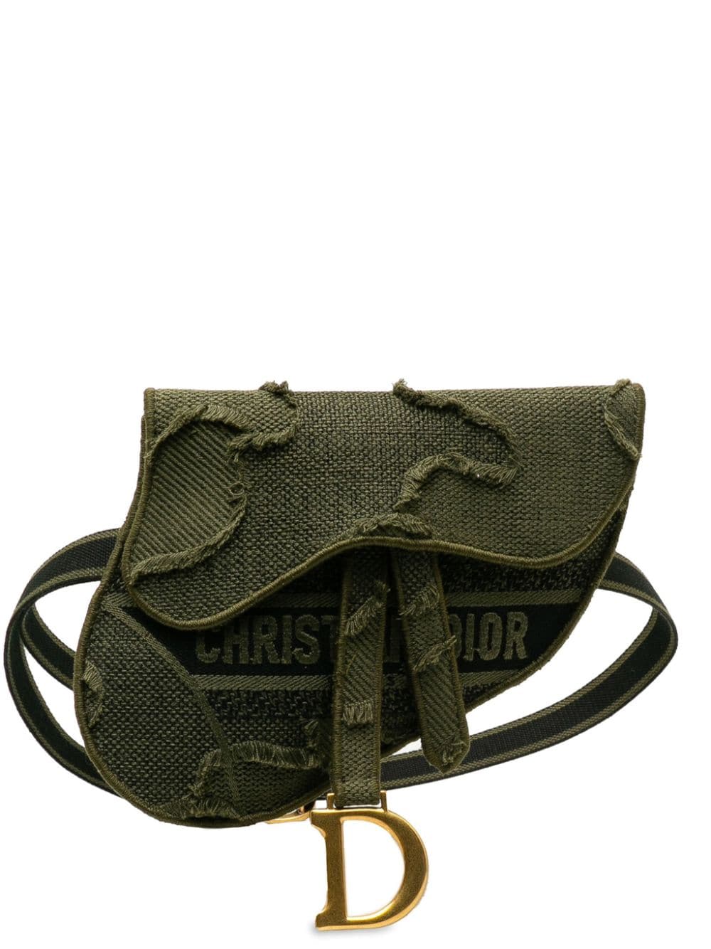 Christian Dior Pre-Owned 2019 Saddle belt bag - Green von Christian Dior Pre-Owned