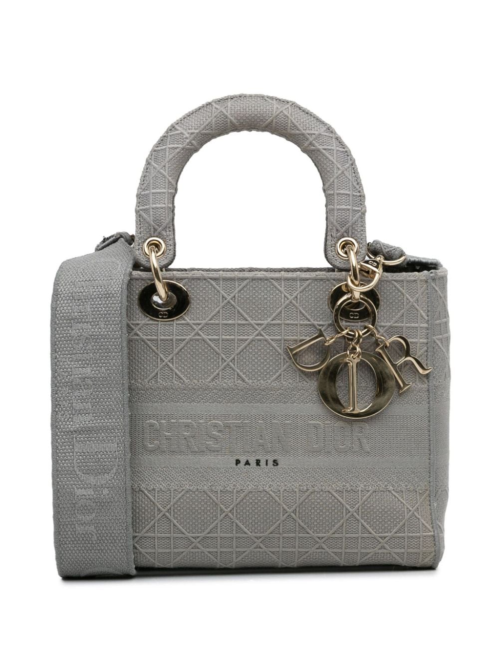 Christian Dior Pre-Owned 2020 Medium Cannage Lady D-Lite satchel - Grey von Christian Dior Pre-Owned