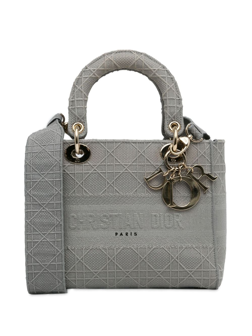 Christian Dior Pre-Owned 2020 Medium Cannage Lady D-Lite satchel - Grey von Christian Dior Pre-Owned