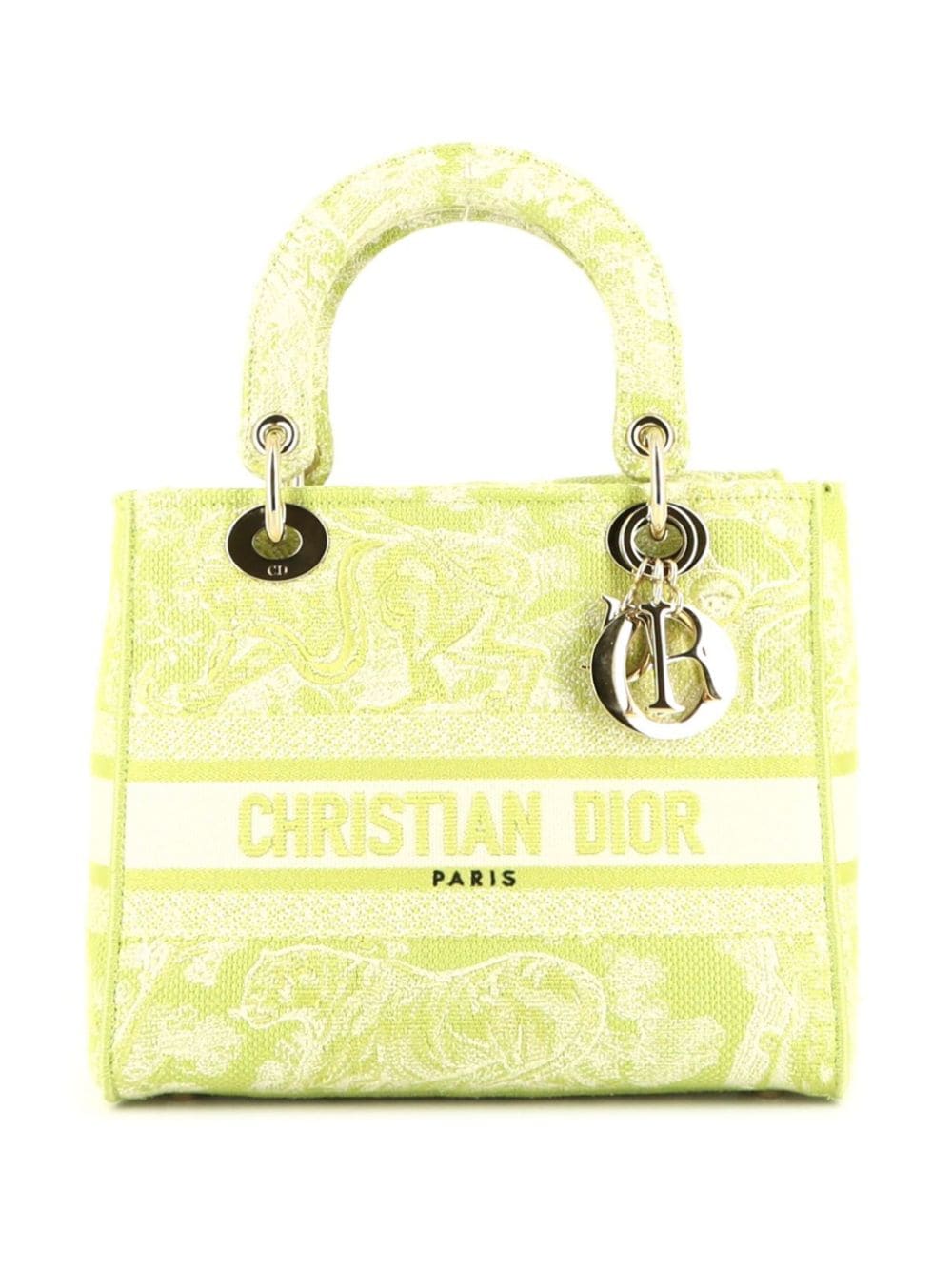 Christian Dior Pre-Owned 2020 medium Lady Dior two-way handbag - Green von Christian Dior Pre-Owned