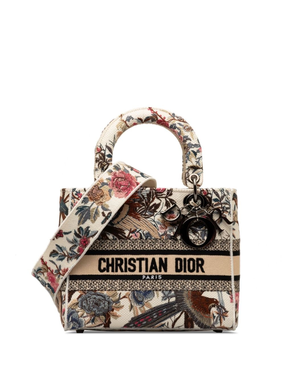 Christian Dior Pre-Owned 2022 Medium Jardin d'Hiver Lady D-Lite Bag satchel - Brown von Christian Dior Pre-Owned
